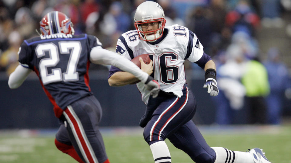 Led Patriots to victory in 2008 finale but not playoffs. 1