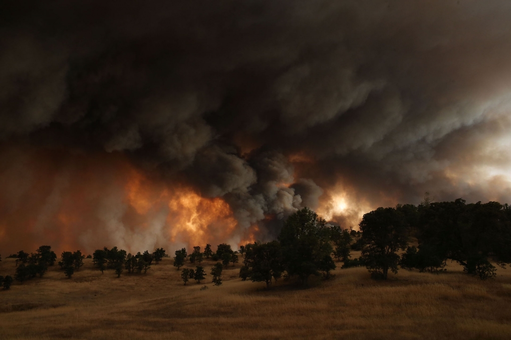 California blaze continues to grow leading to evacuations