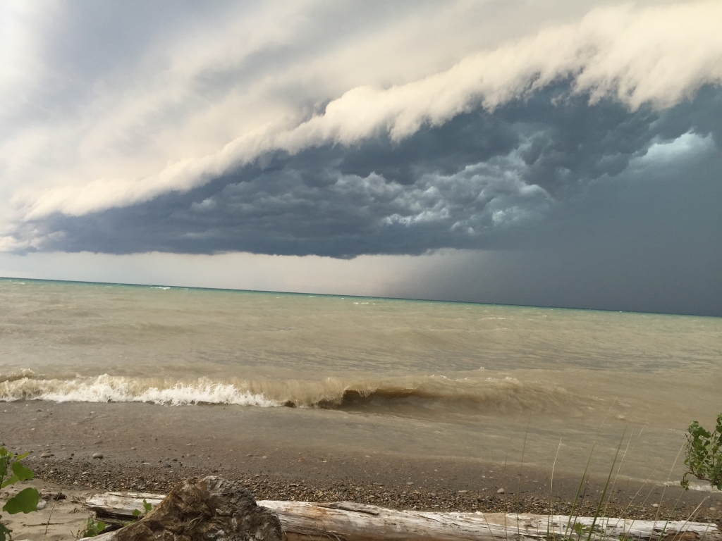 A storm in Goderich on Aug. 2 2015. Image credit Scott Rhoads