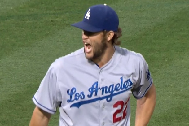 Angry Clayton Kershaw