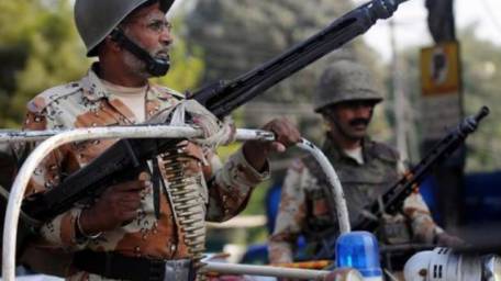 Two suspected terrorists, one Rangers man killed in Karachi raid