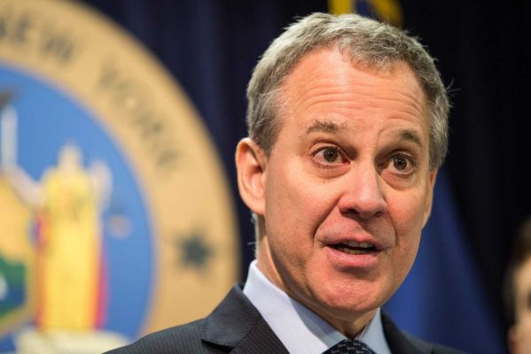 New York State Attorney General Eric Schneiderman speaks