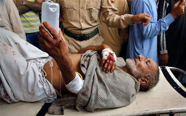 Kashmiri man injured in blast