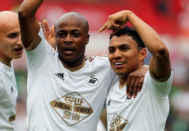 Andre Ayew has two goals from two games in the EPL