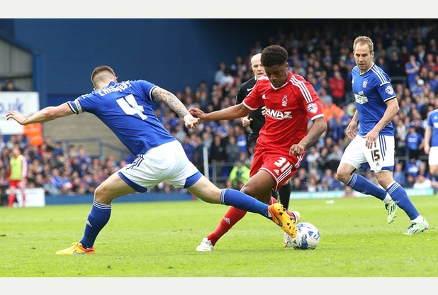 Chuba Akpom in action for the Reds last season    	  VIEW