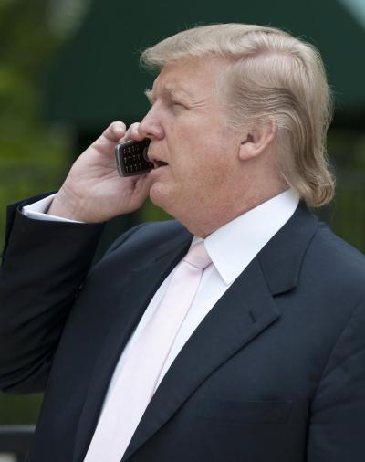 Call Donald Trump's Cell Phone and Ask Him About His Important Ideas