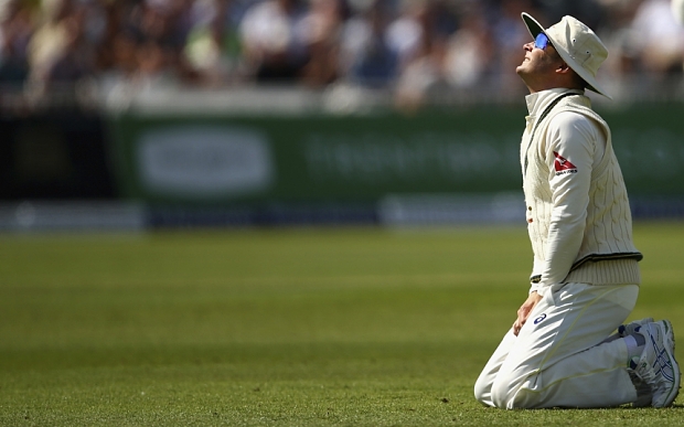 Michael Clarke- The Ashes 2015 Australia captain Michael Clarke admits first innings demolition at Trent Bridge was as'tough as they come