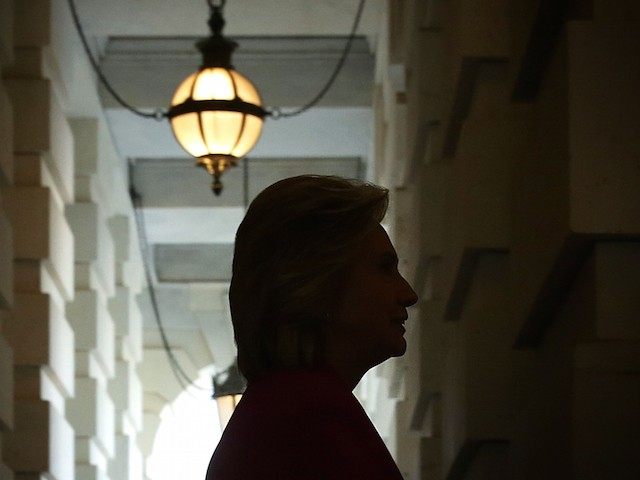 Presidential Candidate Hillary Clinton Attends Meetings With Legislators On Capitol Hill