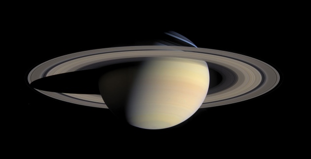 NASA JPL Space Science Institute	Gasgiant planets such as Saturn are composed largely of hydrogen and helium