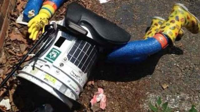 Canadian researchers who created HitchBOT couldn't track its location because the battery was dead