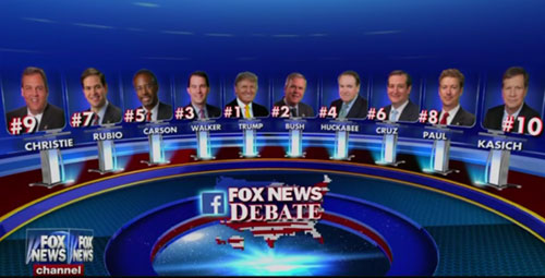 Fox News announces GOP debate field