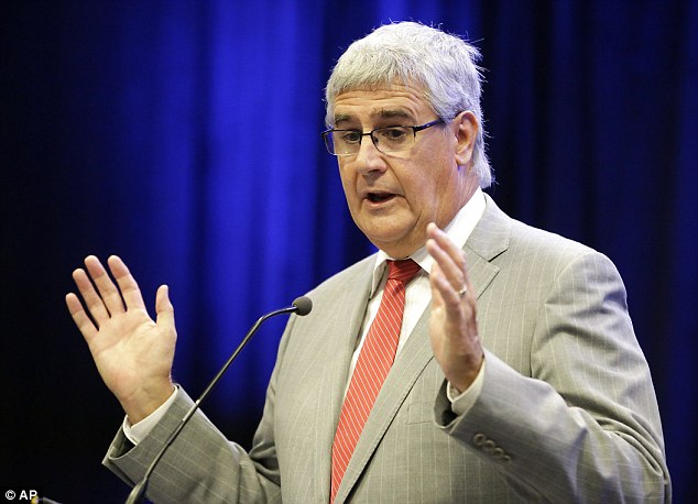 Prosecutor Jeff Ashton State Attorney for Orange and Osceola counties in central Florida answers questions at a news conference, after reports claimed he was a paid member of Ashley Madisoncom