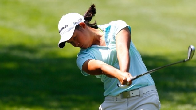 Amy Anderson tied for lead after first round of LPGA event