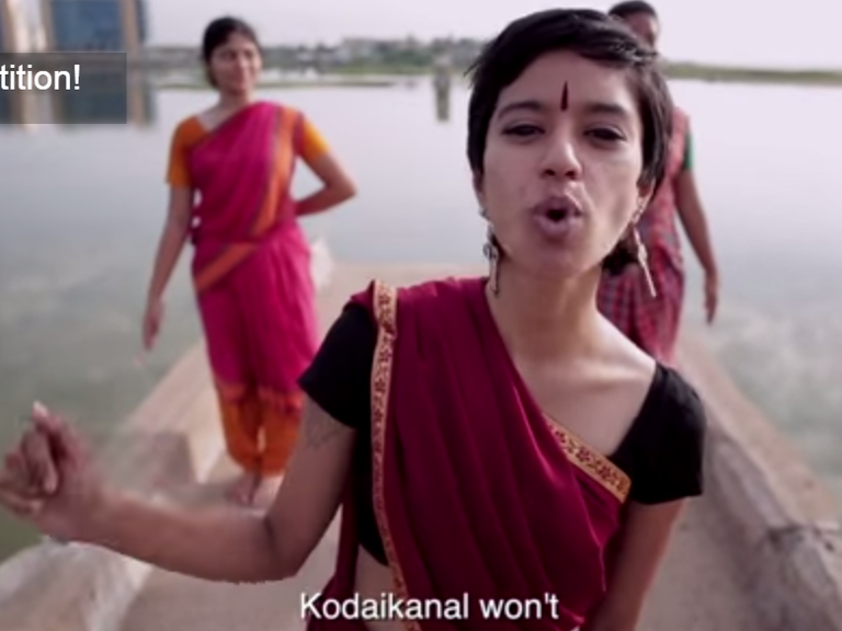 VIDEO: Indian Girl Protests Unilever Dumping Waste Using 'Anaconda'