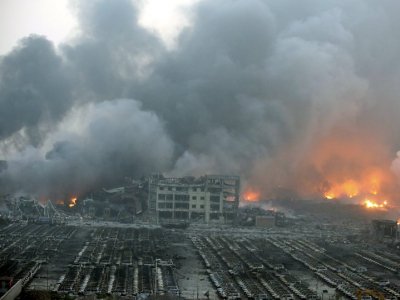 Massive explosions in Tianjin