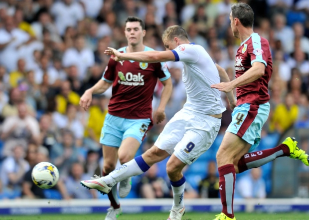 Chris Wood shoots at goal