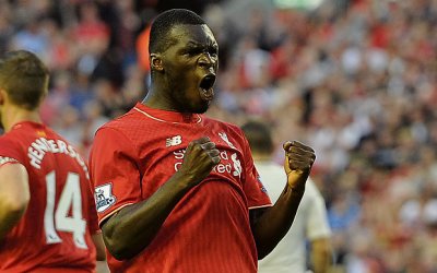 Christian Benteke opened his Premier League account for Liverpool