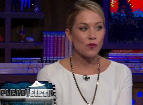 Christina Applegate got very coy when asked about ditching Brad Pitt