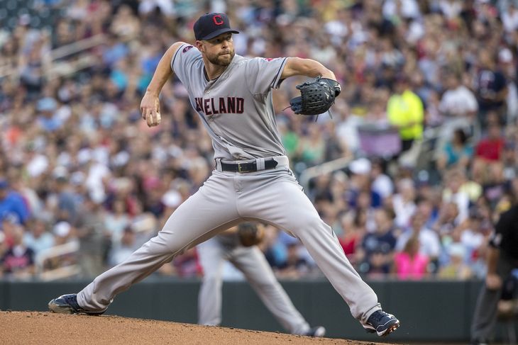 Corey Kluber was a good ballthrower tonight- Jesse Johnson-USA TODAY Sports