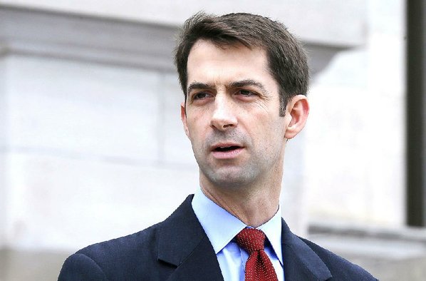 DANNY JOHNSTON						Credit AP				U.S. Sen. Tom Cotton R-Ark. speaks in front of the Arkansas state Capitol in Little Rock Ark. Tuesday