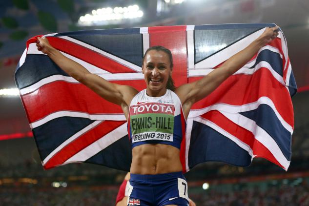 David Beckham congratulated Jessica Ennis on her amazing win