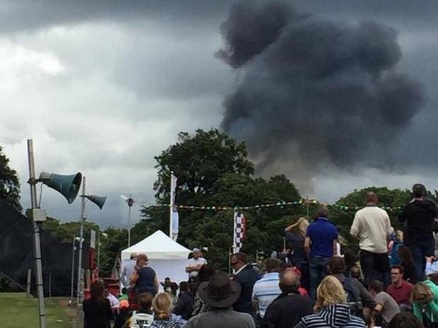 Oulton Park Carfest plane crash: Acrobatic display jet in accident at festival