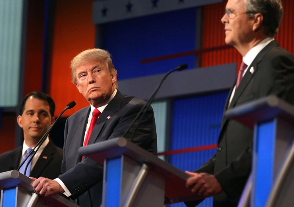 Sparks fly at first GOP presidential debate Aug. 6 in Cleveland