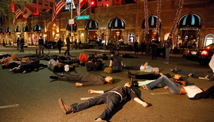 Ferguson protests one year after Brown police shooting