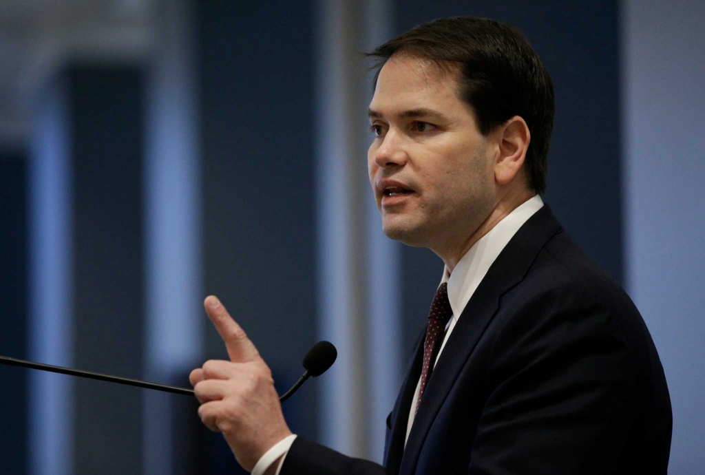 In speech, Rubio slams Obama's outreach to Iran and Cuba