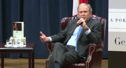 George W Bush shows up for jury duty