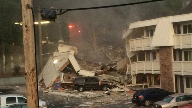 Motel explosion in Washington