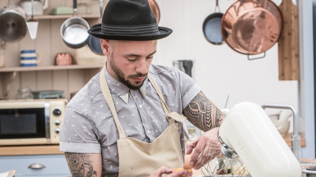 Great British Bake Off 2015 Hipster Stu is first to be sent home