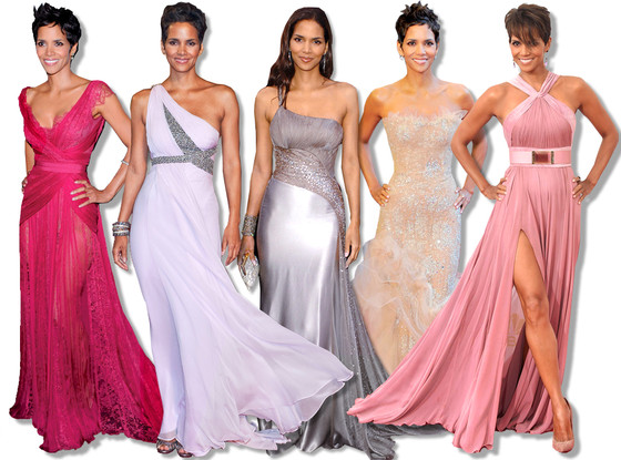 Halle Berry Birthday Collage