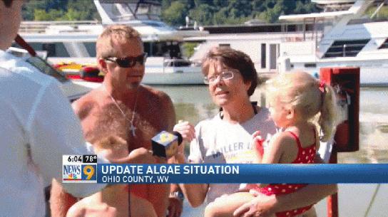 Algae Bloom in Wheeling Causes Concern