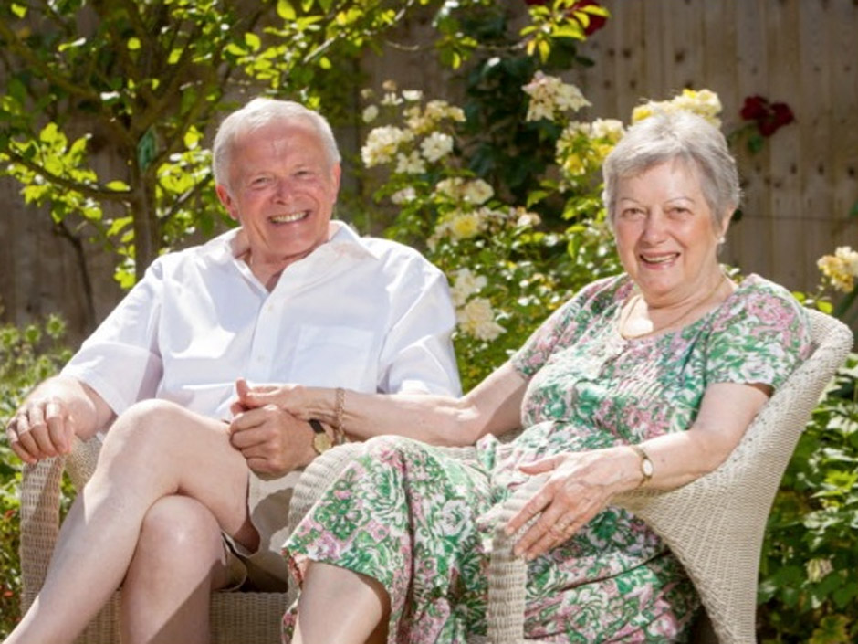 Gill Pharaoh and her partner John. Gill 75 a retired palliative care nurse died on July 21 at an assisted suicide clinic in Switzerland