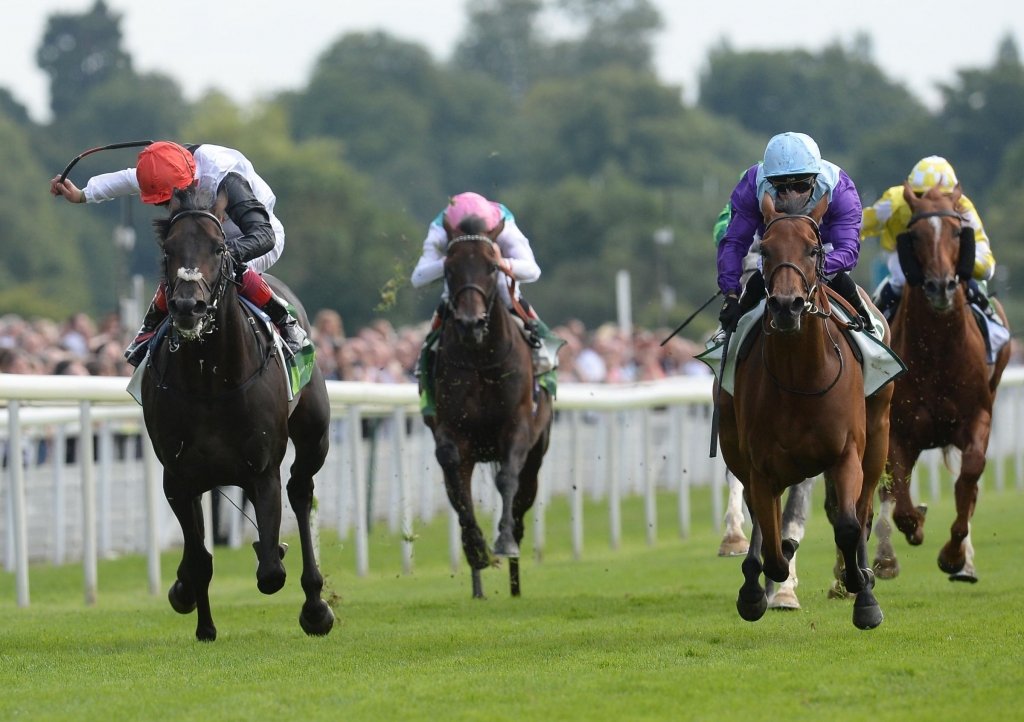 HUGE SHOCK Arabian Queen ridden by Silvestre de Sousa beats Golden Horn ridden by Frankie Dettori to win the Juddmonte International Stakes during day one of the Welcome to Yorkshire Ebor Festival at York Racecourse