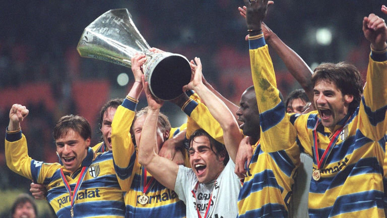 How times have changed for Parma since winning the UEFA Cup in 1999