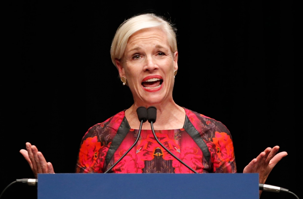 Cecile Richards Planned Parenthood president speaks in Orono Maine