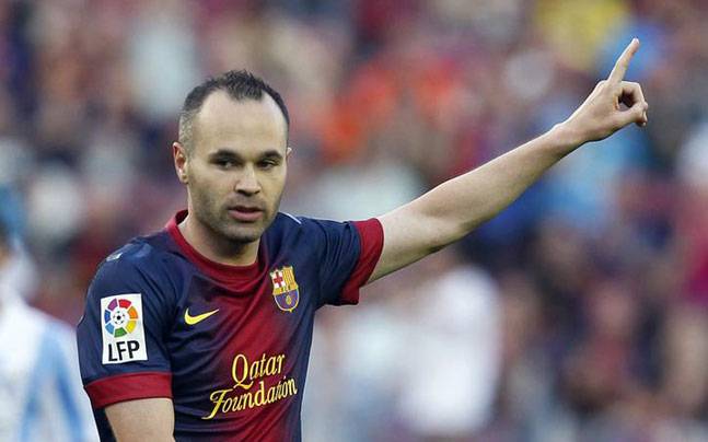 Iniesta is now the longest-serving player at Camp Nou