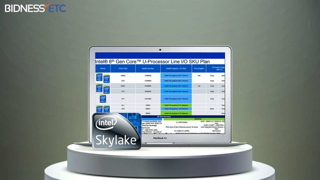 Intel Corporation Skylake-U Gets Leaked 2016 Mac Book Air To Get Core i7