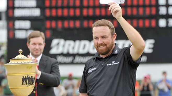 Shane Lowry of Ireland wins the Bridgestone Invitational