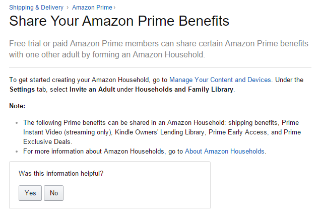 Amazon now only lets you share Prime with one other adult instead of four