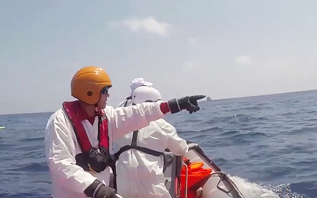 Heroism amid the terror as boat capsize migrants pulled to safety