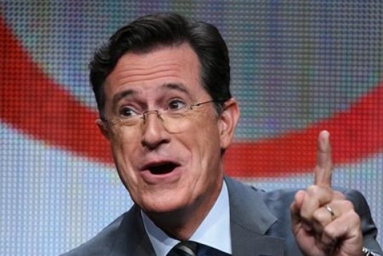 Stephen Colbert participates