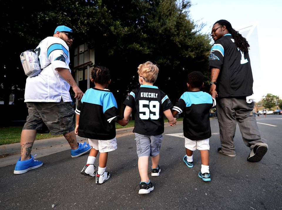 Carolina Panthers Fans Celebrate Upcoming Season at Fan Fest