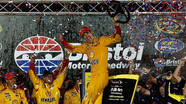 Joey Logano wins at Bristol