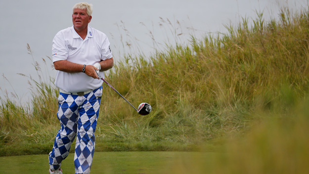 John Daly loses it launches golf club into Lake Michigan