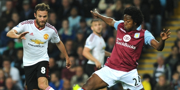 Juan Mata helped set up Manchester United's winning goal at Aston Villa yesterday