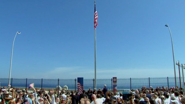 A festive flag-raising, then tough talk on US-Cuba relations