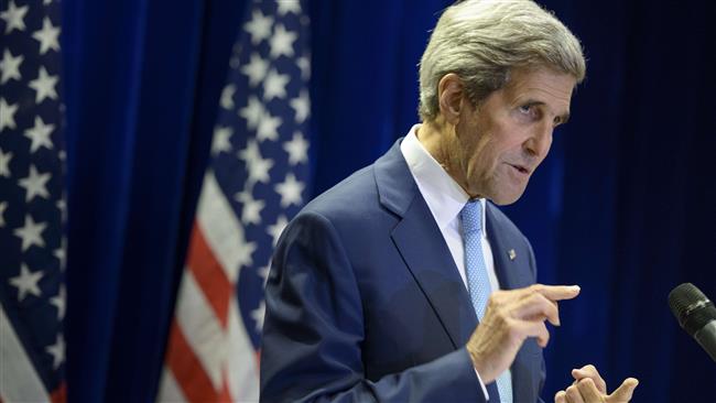 US Secretary of State John Kerry speaks during a press conference in Kuala Lumpur